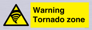 Warning Tornado zone